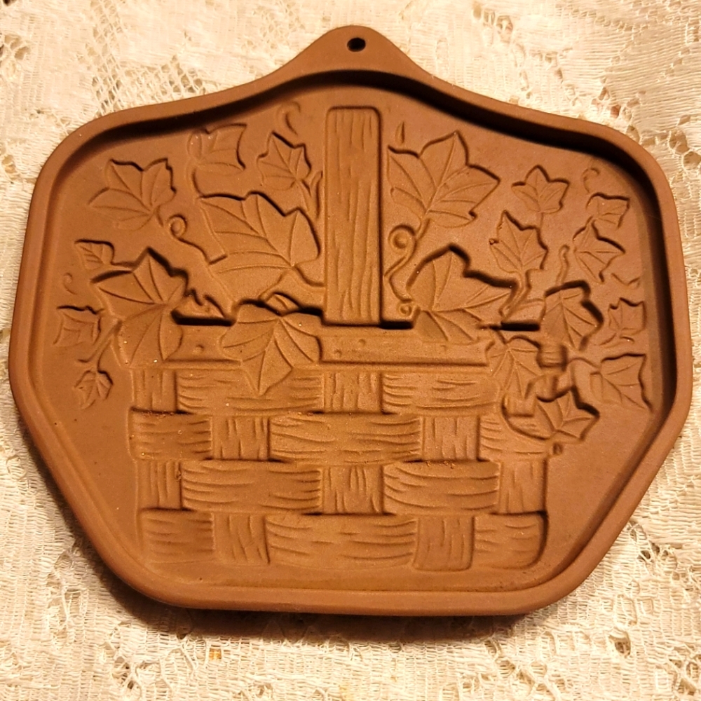Large Basket Cookie Mold Workshops of Gerald E Henn